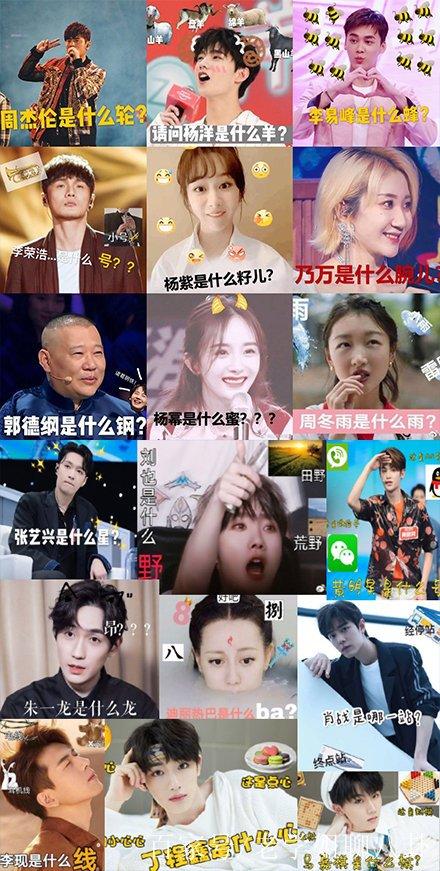 谐音梗图片明星