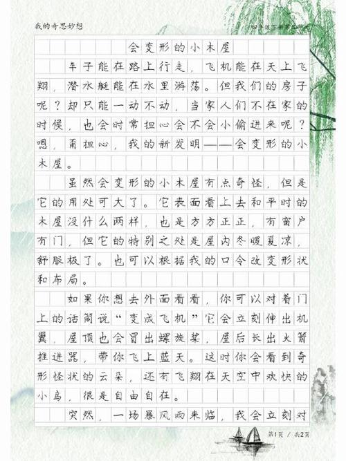 妙的作文500字截图