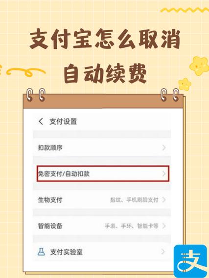 支付宝绑定银行卡上显示自动续费已