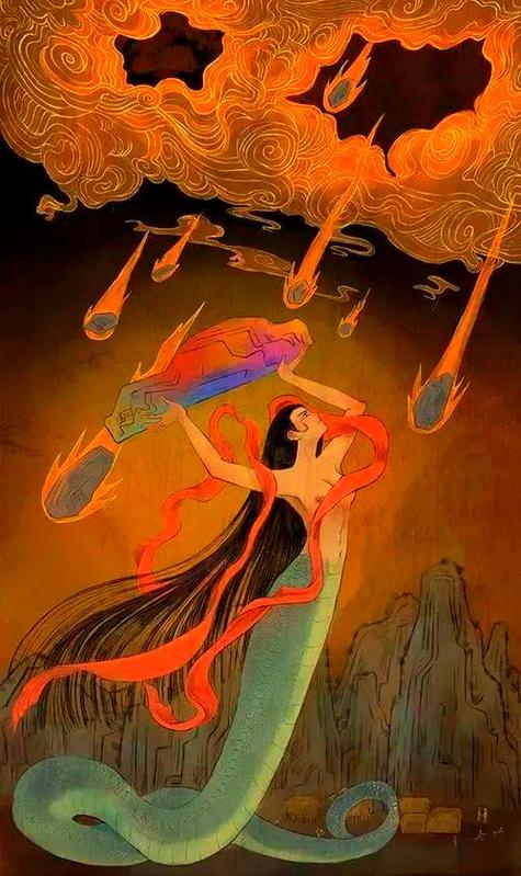 女娲和盘古是什么关系