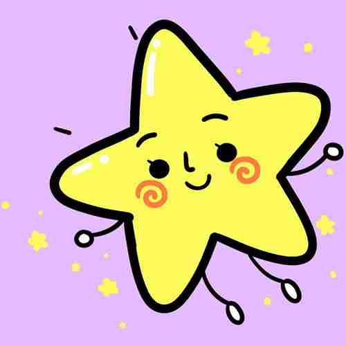 快手撒星星图片