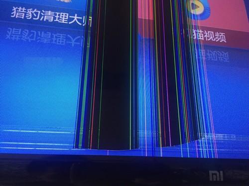 小米电视突然出现彩色竖纹