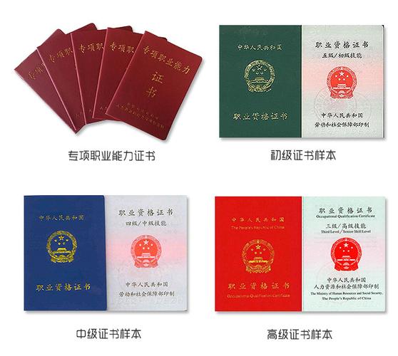 国家承认的职业资格证书一览表缩略图