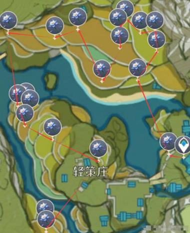 琉璃百合采集路线一览
