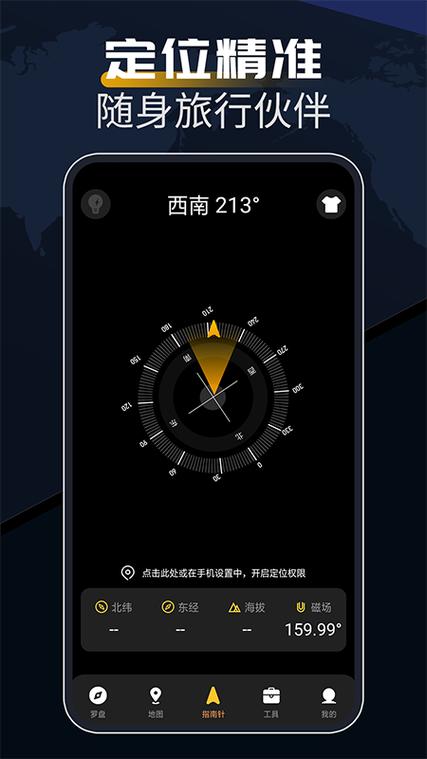 指南针怎么看方位图标