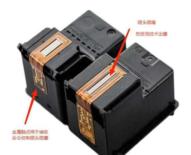 惠普680墨盒触点图解