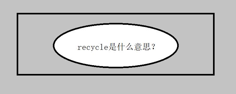 recycle啥意思