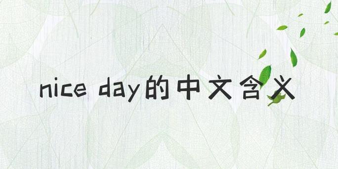 nice的名词含义图标