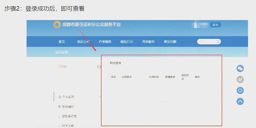 个人积分查询官网