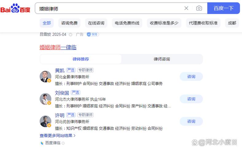 百度律临咨询服务截图
