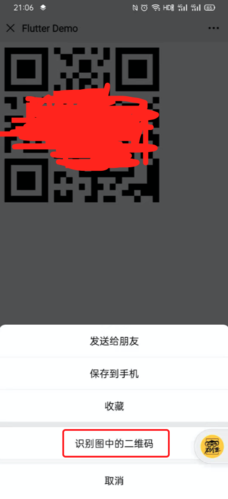 长按图片没有识别二维码的原因图标