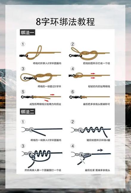 海竿主线不用八字环怎么绑