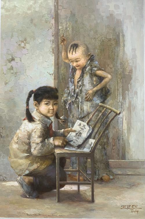 我画的油画能卖一百忆三百章