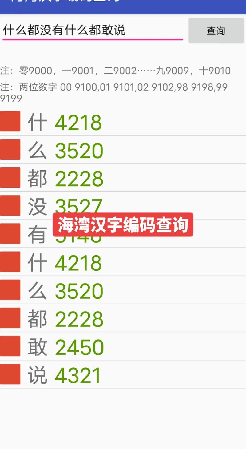 海湾汉字代码在线转换查询