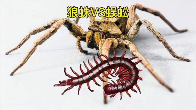 蜈蚣vs狼蛛