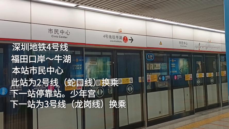 深圳地铁4号线地铁站站点