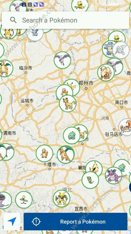 宝可梦每个地区对应的地方