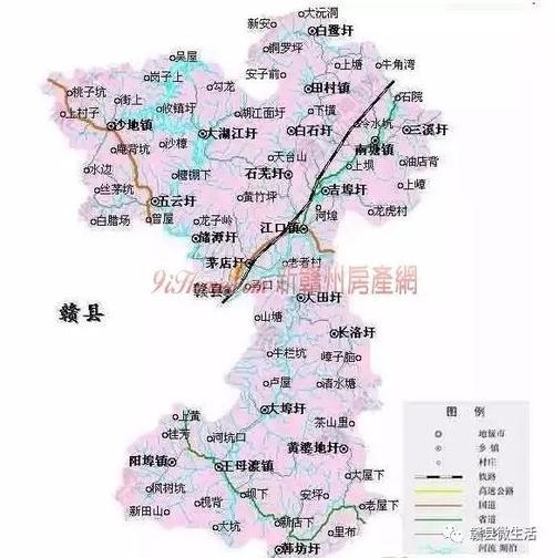 赣州赣县地图全图缩略图