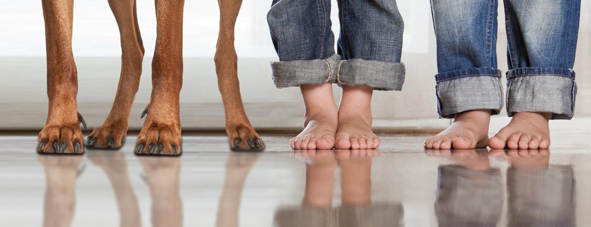 bare feet