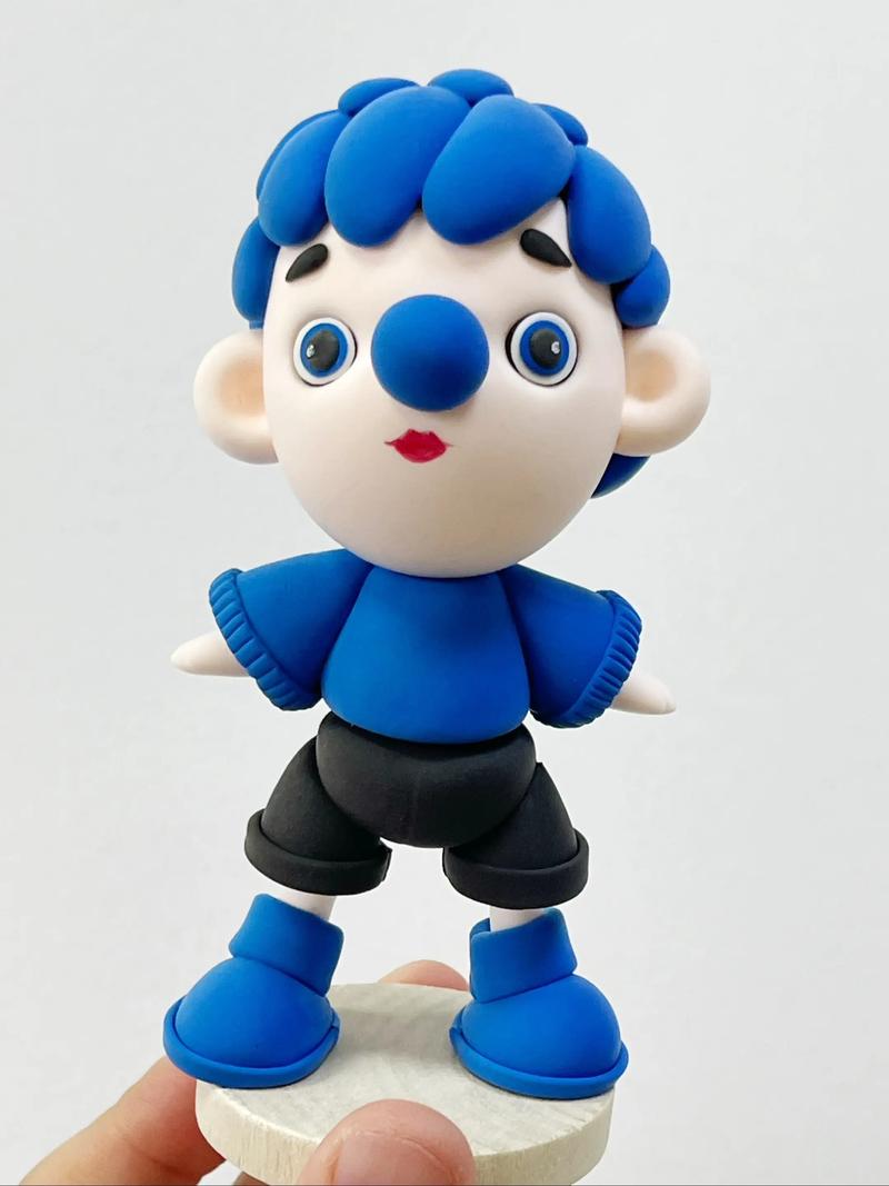 粘土蓝色作品
