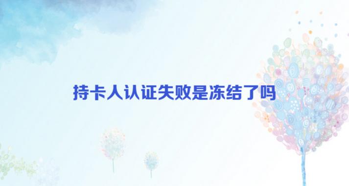 什么叫持卡人认证失败