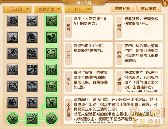 最新力五庄观加点图标