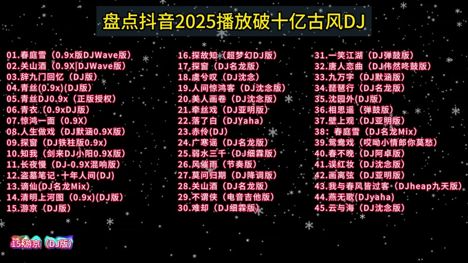 dj串烧中文歌曲大全截图