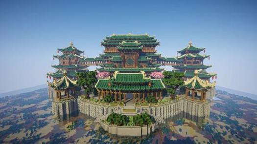 我的世界中国风小别墅截图