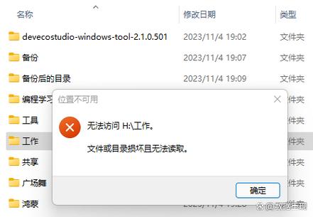 文件目录损坏且无法读取缩略图