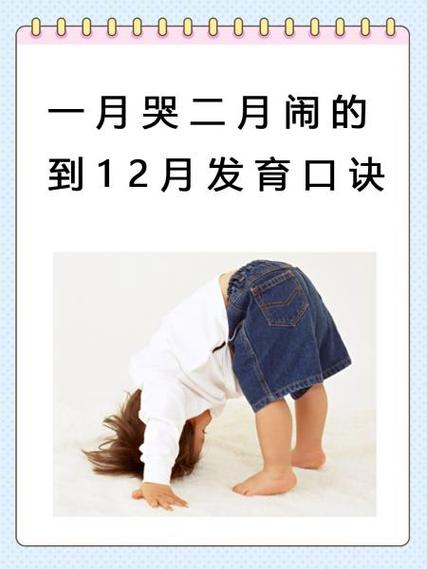 婴儿一到十二月口诀