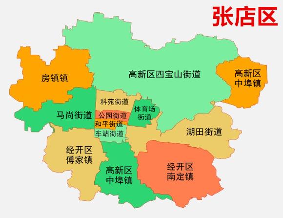 张店区地图高清版大图