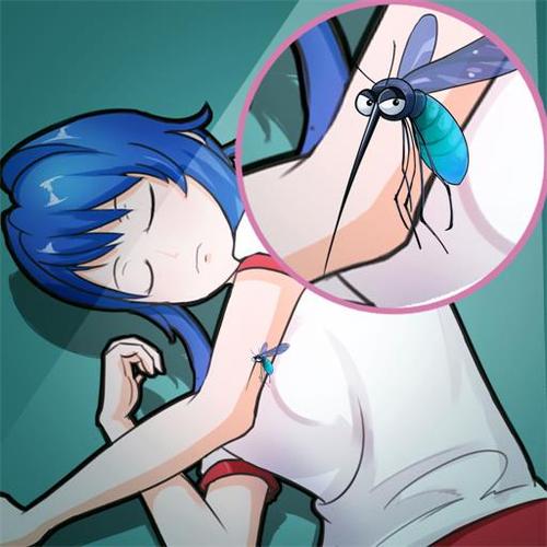 模拟蚊子浴室关