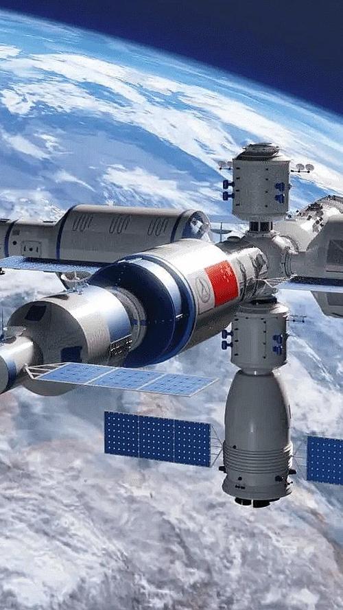 中国空间站外观图