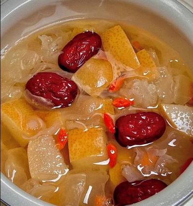 冰糖炖雪梨肉部分截图