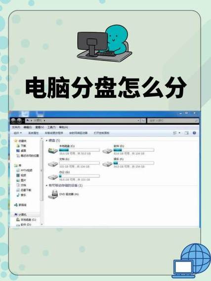 戴尔笔记本电脑怎么分盘