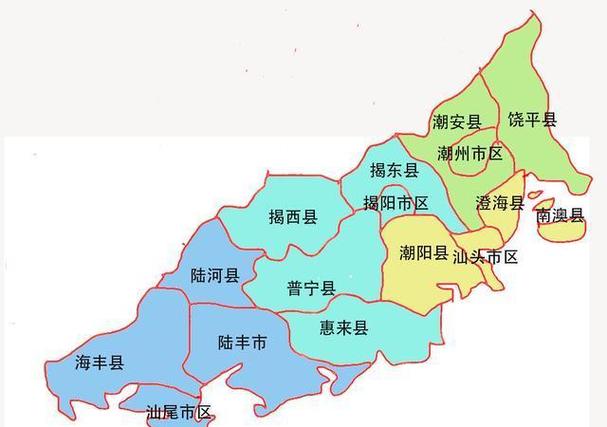 潮州市地图详细