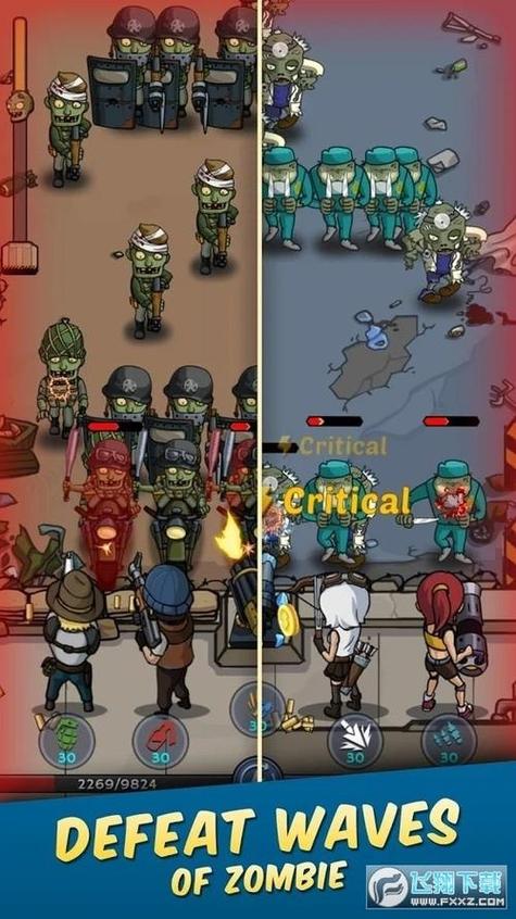 僵尸战争无限金币版游戏截图