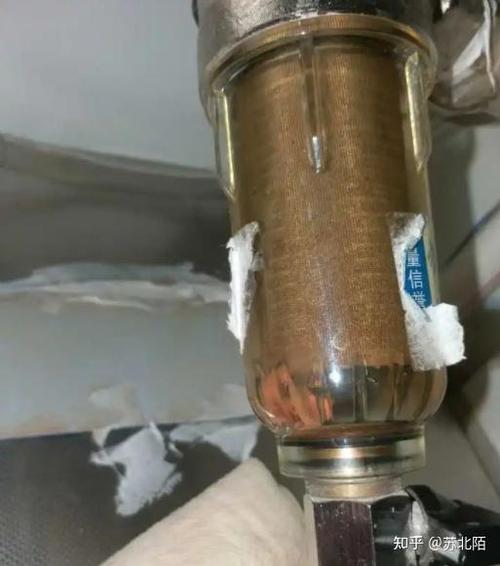 进水滤网堵塞截图