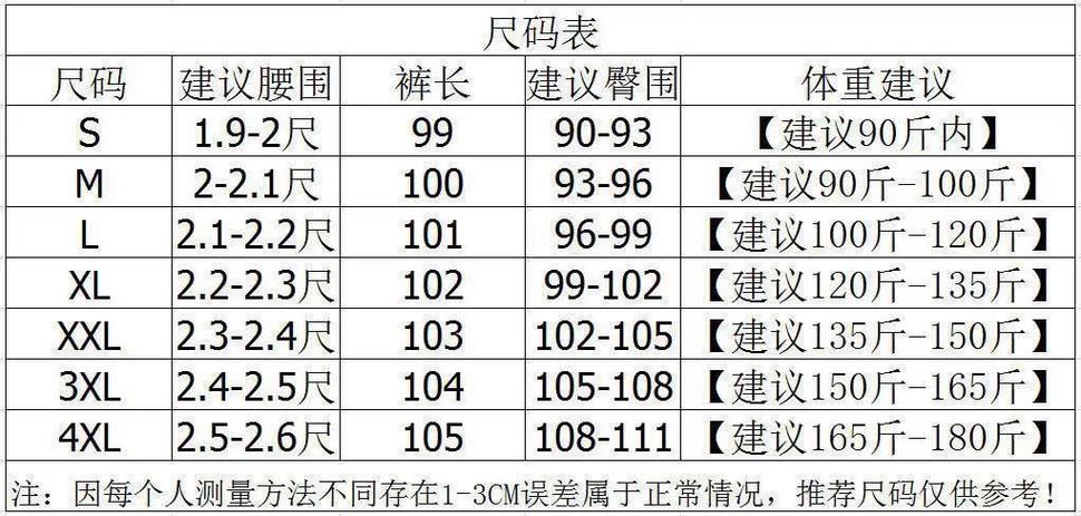 裤子口袋尺寸大全图解