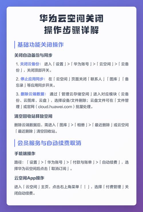 华为云空间通知怎么关闭