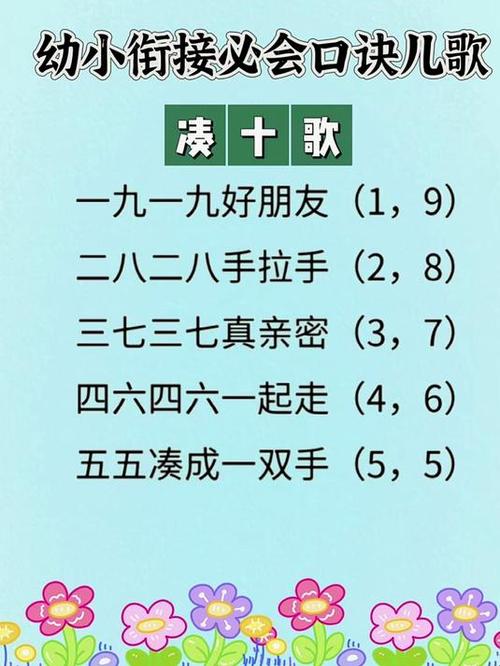 凑十法儿歌口诀图标