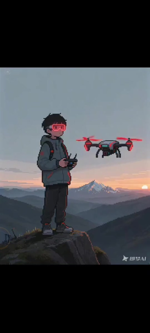 无人机像素
