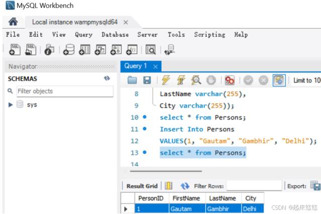 MySQL Workbench
