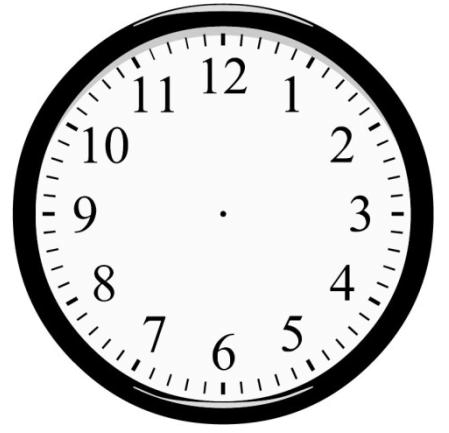 二年级模拟表盘