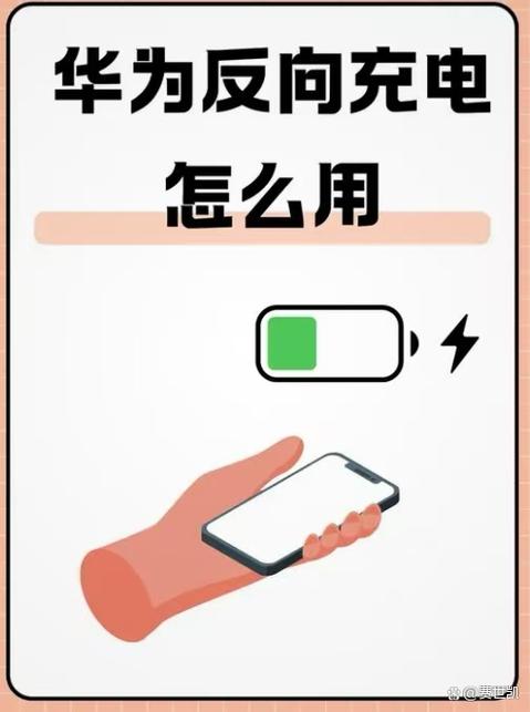 华为nova无线反向充电图标