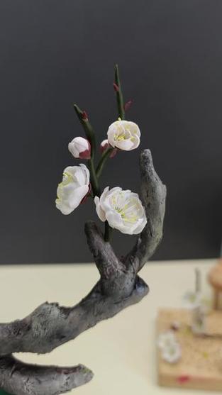轻粘土梅花教程