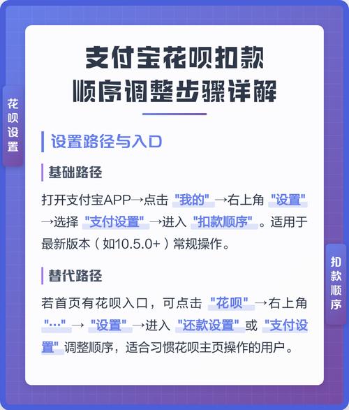 支付宝扣款顺序设置方法