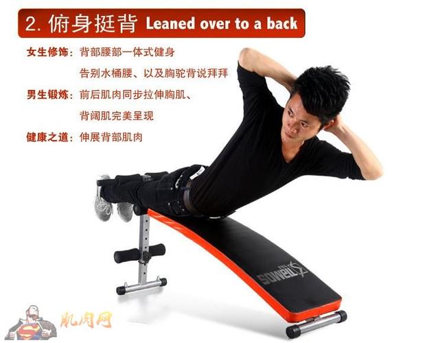 多功能仰卧板使用图解