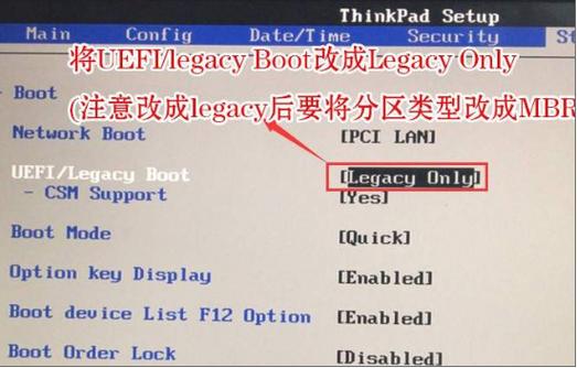 thinkpad笔记本设置u盘启动