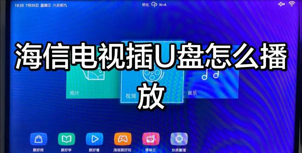 电视机看优盘怎么播放
